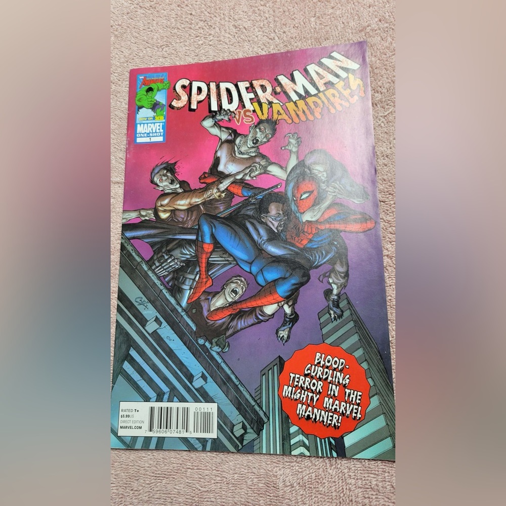 Marvel Spider-Man Vs. Vampires One Shot Comic